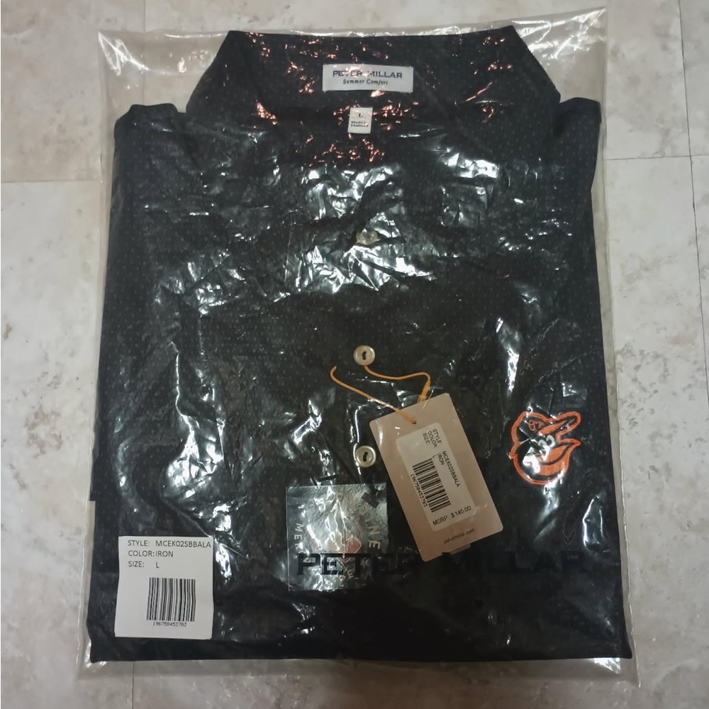Peter Millar Orioles Summer Comfort Men’s Large Polo